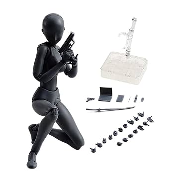 は*ち様 model デッサン '仮面の女' Amazon | Huijokf デッサンモデル デッサン人形素体漫画 モデル